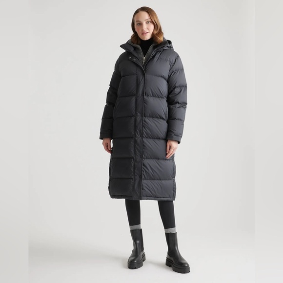 Quince Women Responsible Down Long
Puffer Jacket Black M - Picture 2 of 13